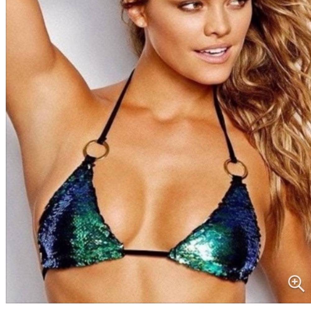 Beach Bunny Sequin Bikini Top